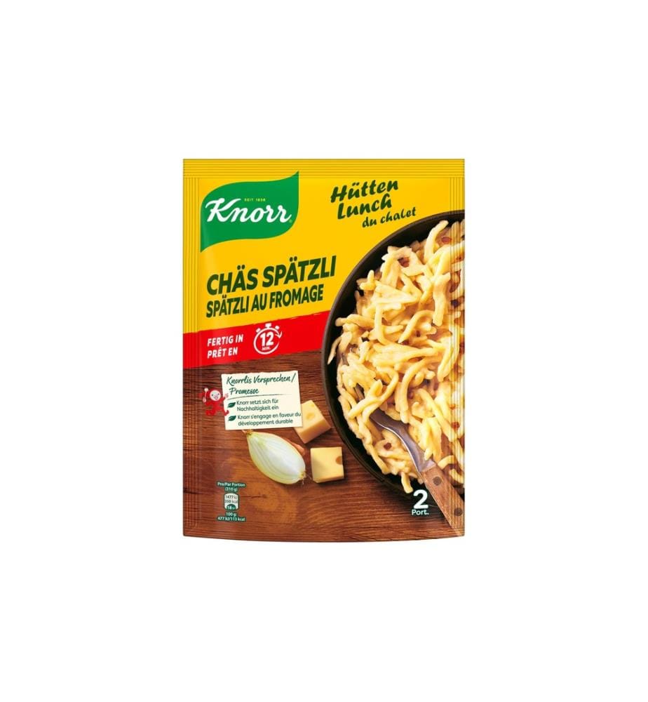 Knorr - Hütten Lunch Spätzli au fromage 2 portions