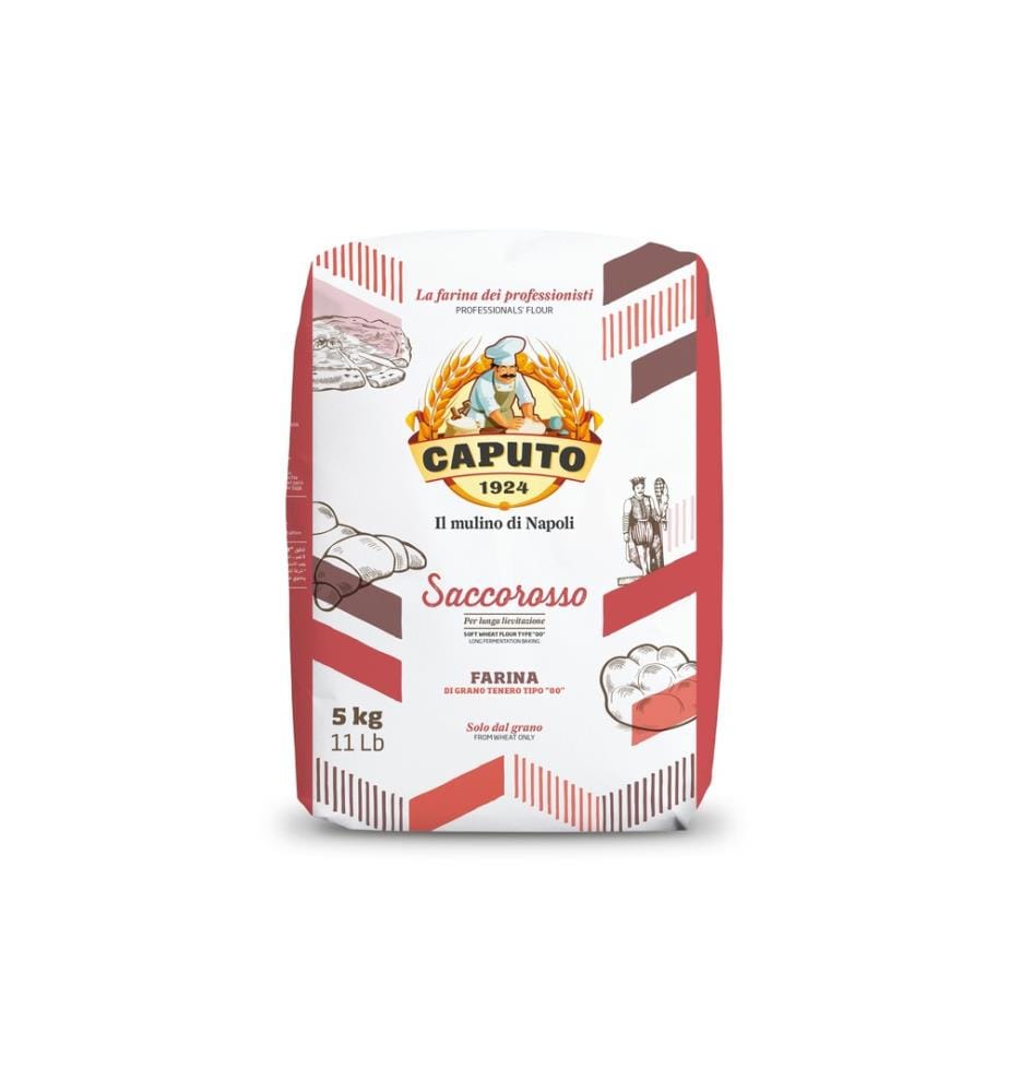 CAPUTO - Farine pour pizza Saccorosso «Tipo 00» 5 kg