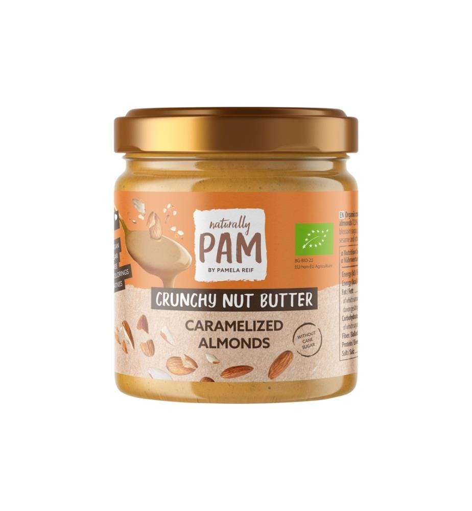 Naturally Pam - Pâte à tartiner Bio Crunchy Nut Butter Amandes grillées 200 g