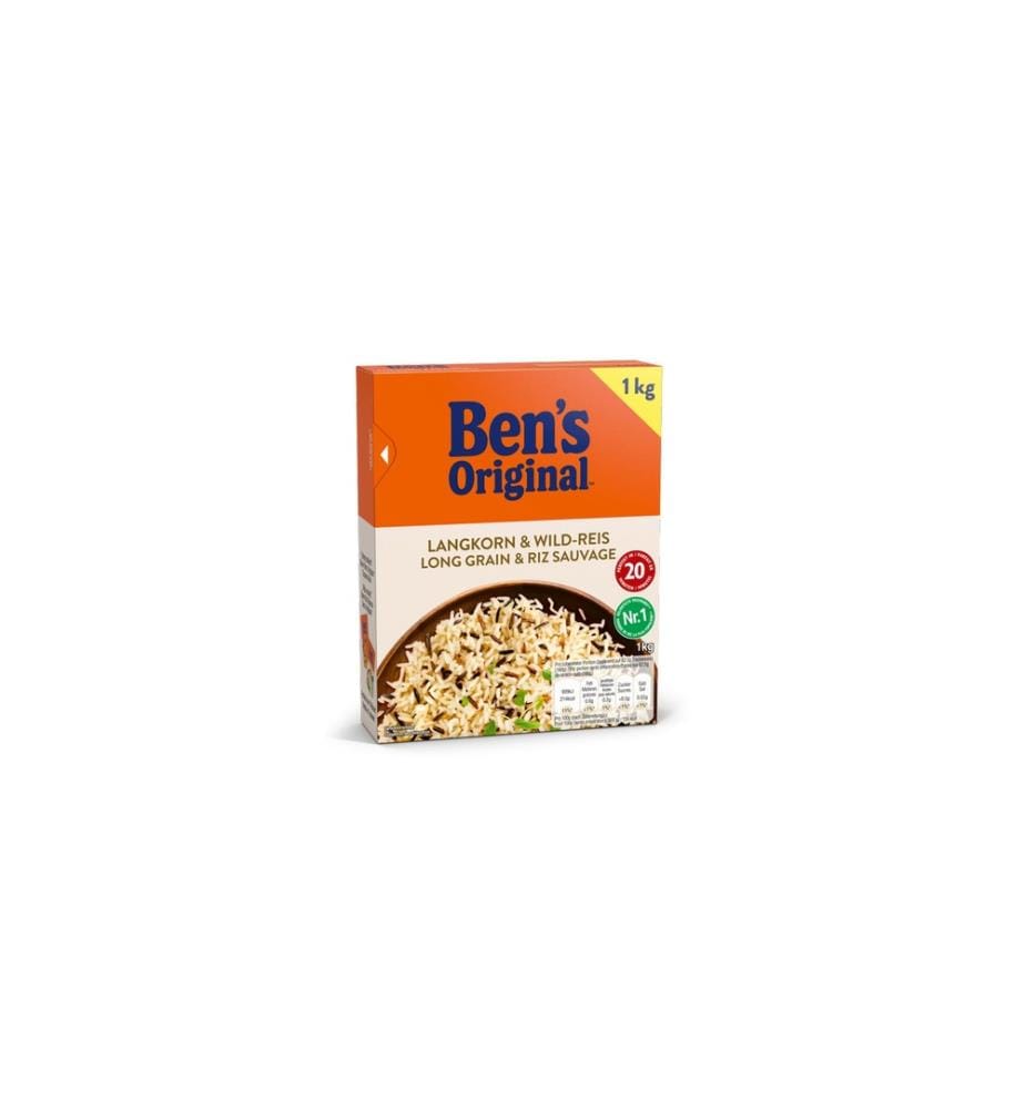 BEN'S ORIGINAL - Riz long grain & sauvage 1 kg