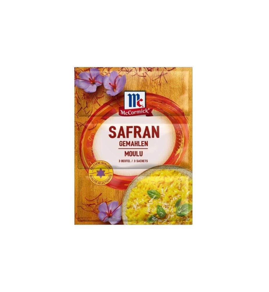 MCCORMICK - Sachet safran moulu 3 x 125 mg