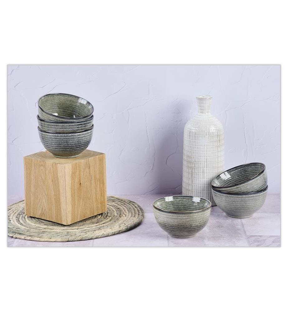 Lot de 6 Bols Zen Ø14 cm - Natural