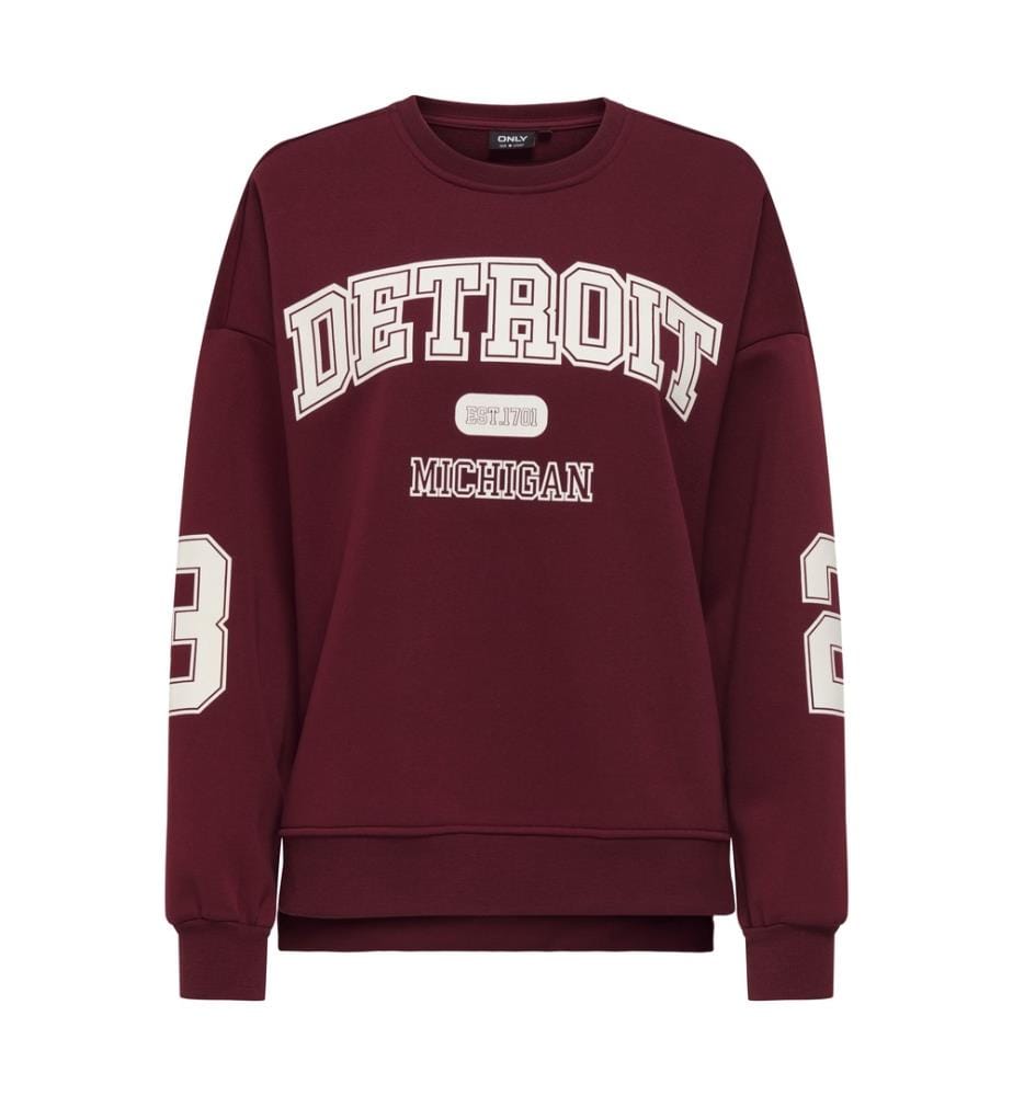 Sweat-shirt - Bordeaux Détroit