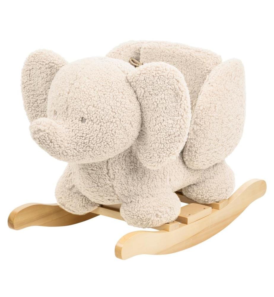 Lapidou Bascule Teddy Eléphant écru