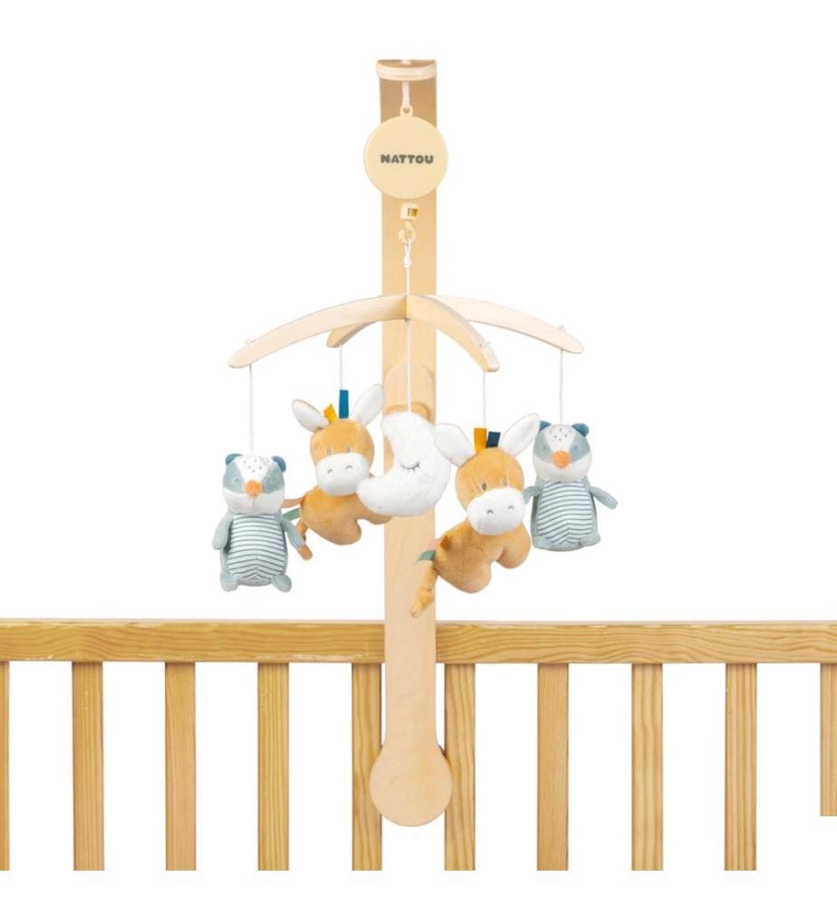 Félix et Léo Mobile en bois