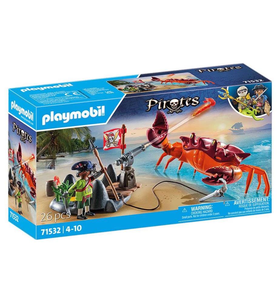 Pirate et crabe géant - 71532
