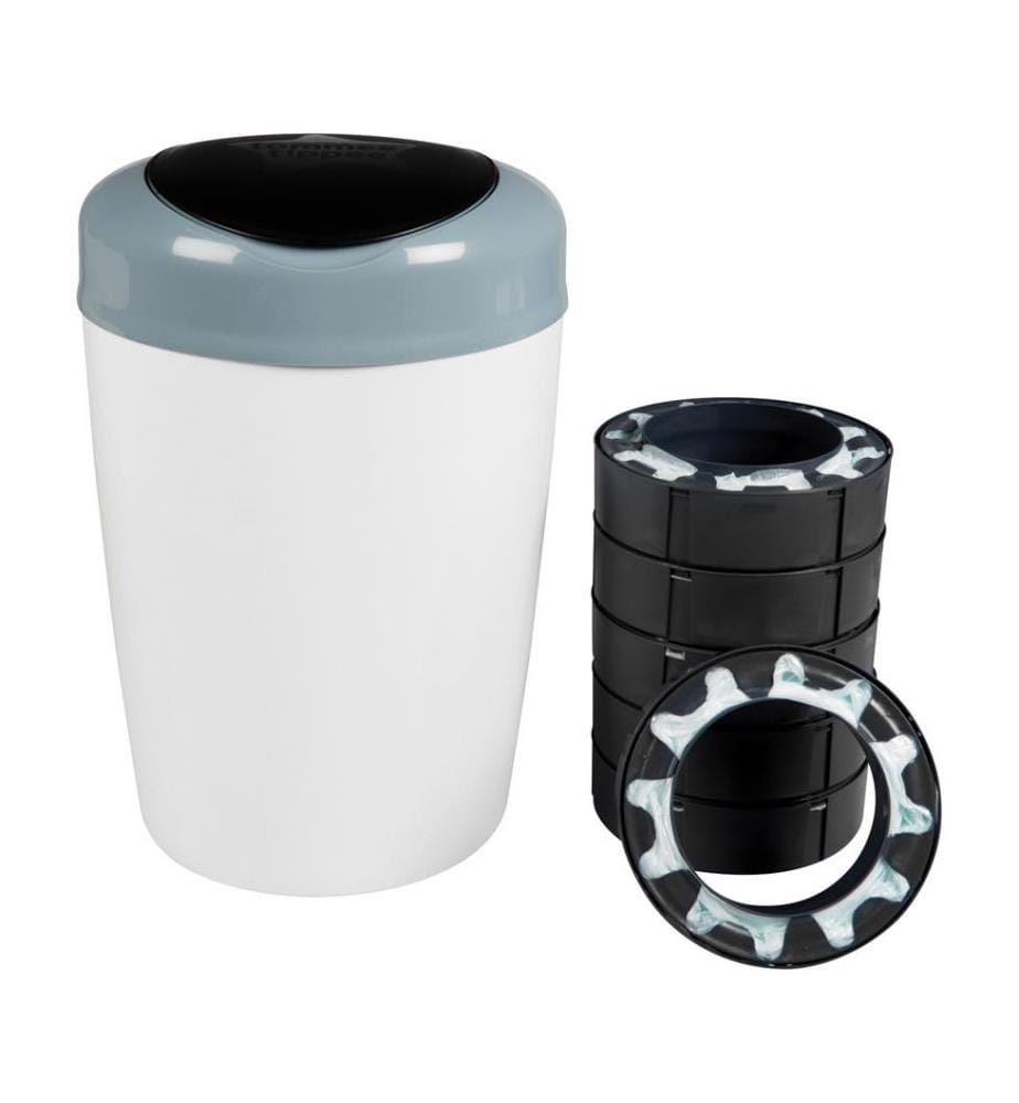 Poubelle à Couches Sangenic Starter Pack Simplee + 6 cassettesBlanc