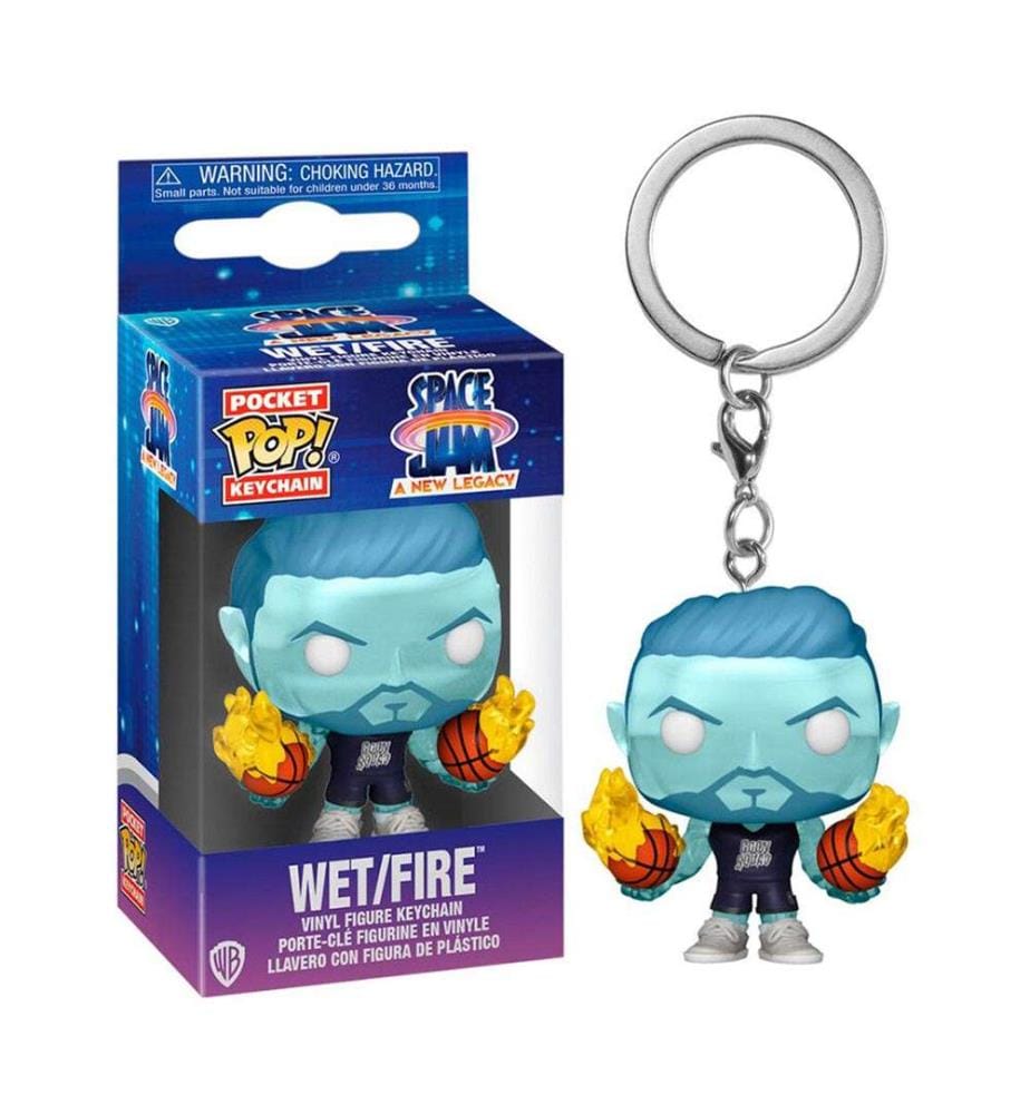 Porte-clé avec figurine Wet Fire - Pocket Pop Space Jam