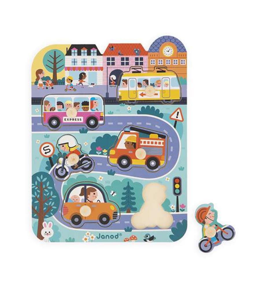 07106 - Puzzle Dans La Ville 6Pcs
