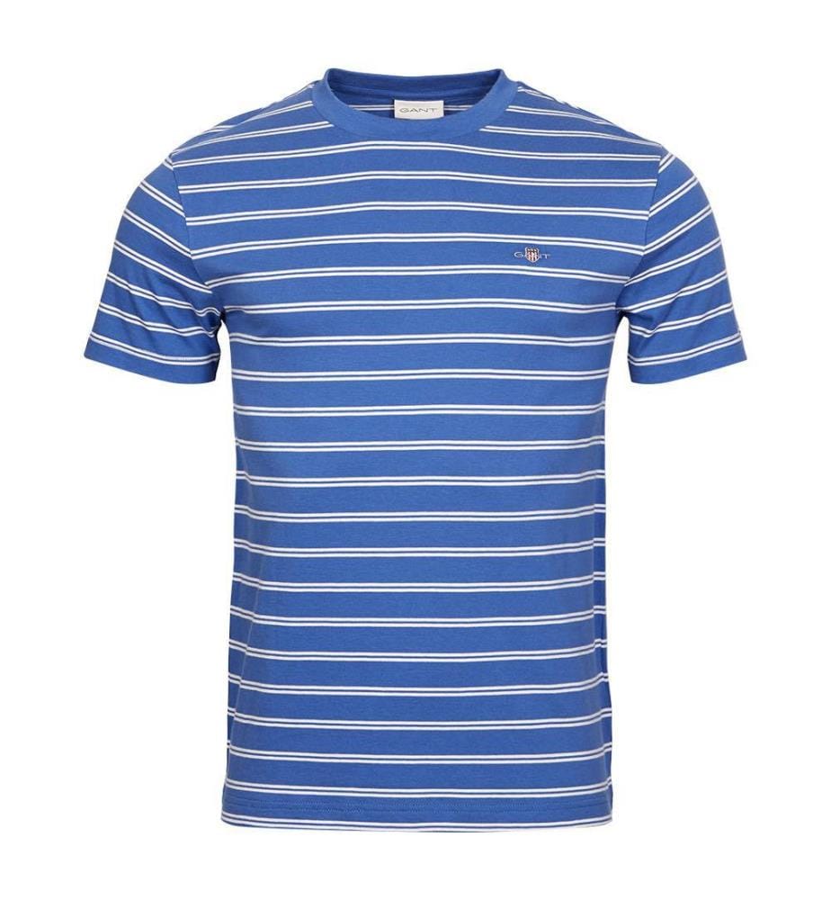 T-Shirt rayé - Bleu riche