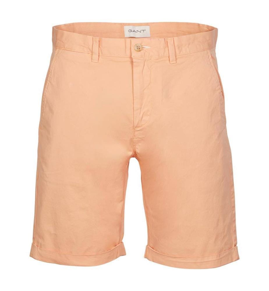 Short chino Sunfaded Regular Fit - Peachy Orange