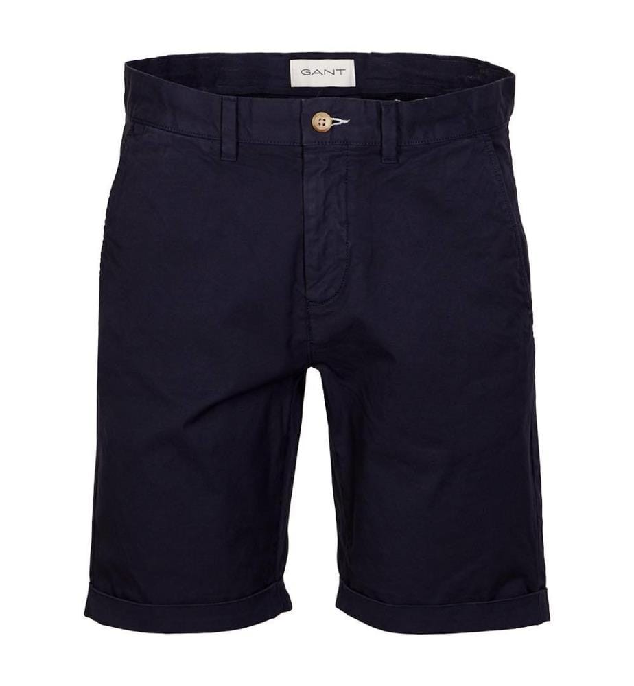 Short chino Sunfaded Regular Fit - Bleu nuit