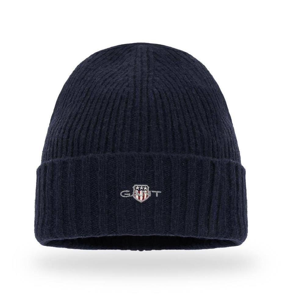 Bonnet en Laine Shield - Marine