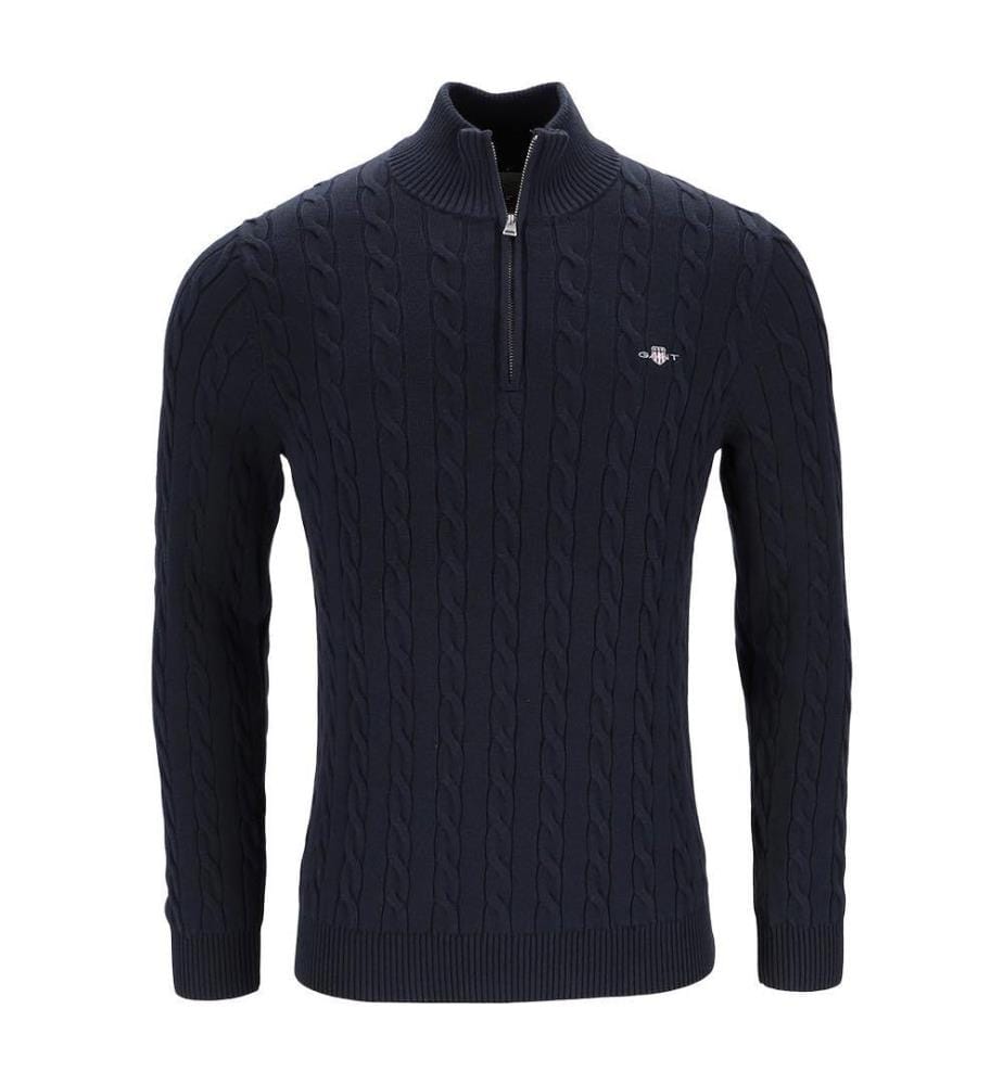 Pull Torsadé - Bleu Foncé