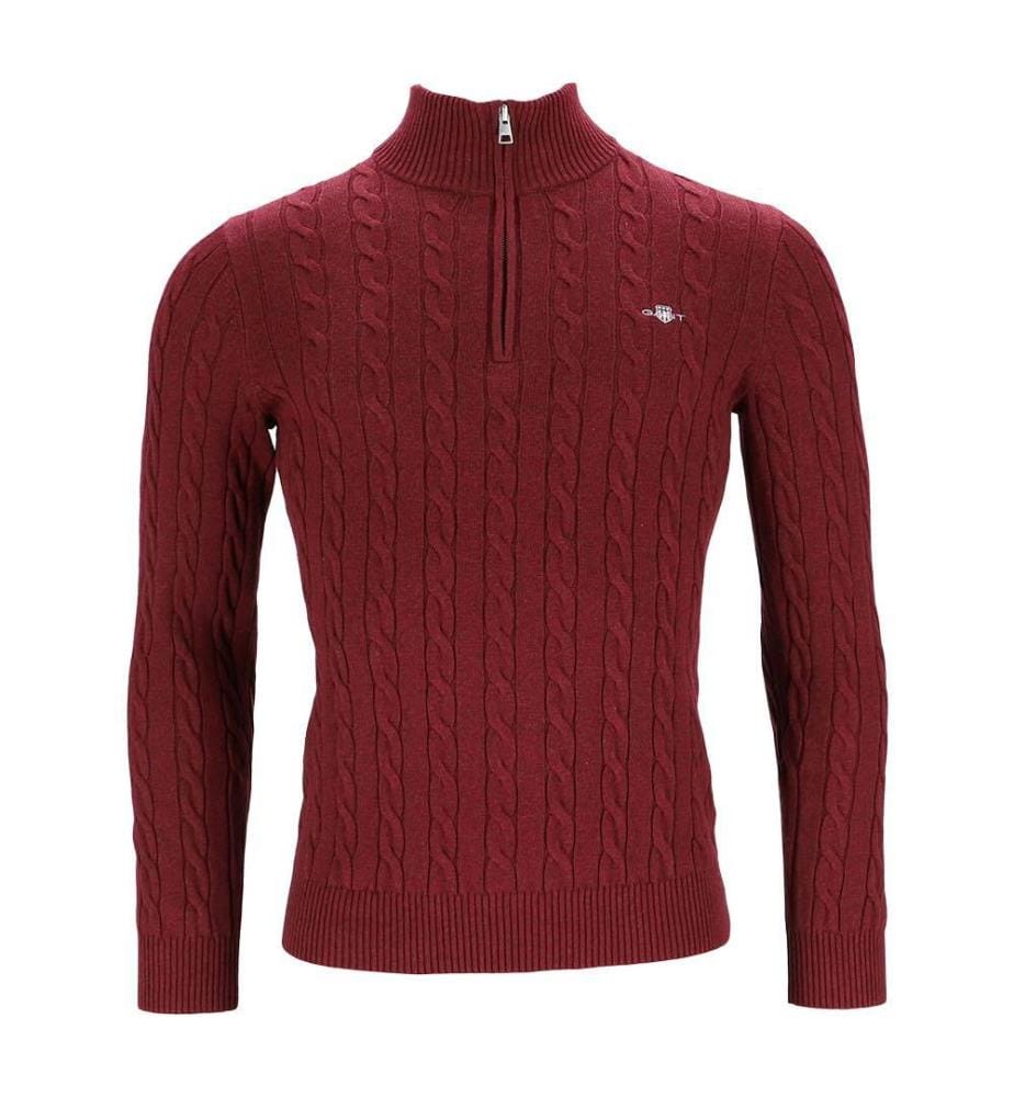 Pull Torsadé - Bordeaux