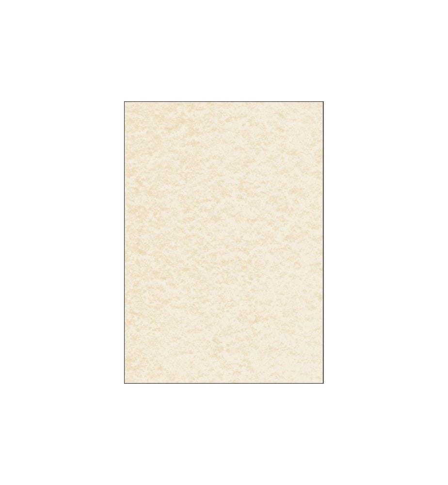 SIGEL - Perga Papier marbré, champagne, A4, 100 feuilles