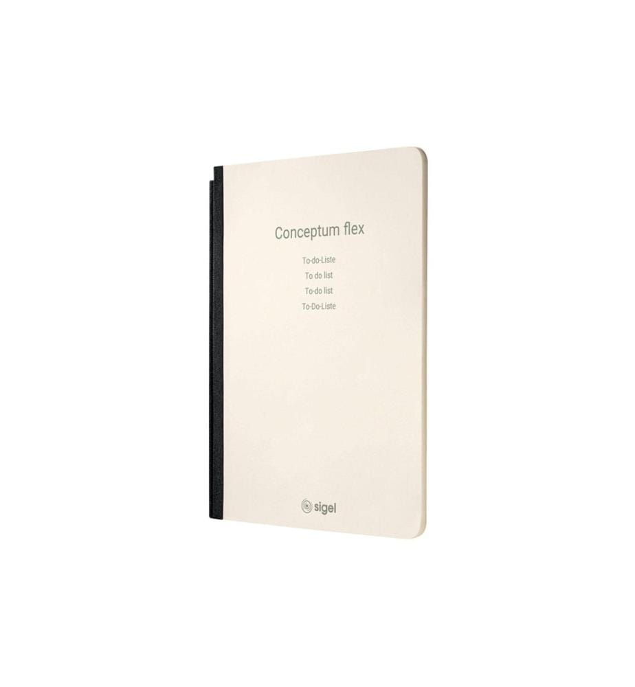 SIGEL - Carnet de notes Conceptum flex A5, quadrillé, brun clair