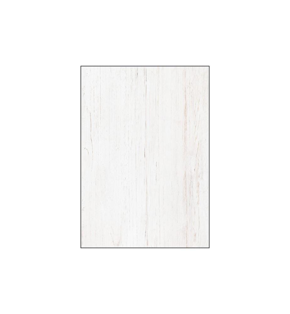 SIGEL - Papier à motif Bois A4, 200 g, 50 feuilles, blanc