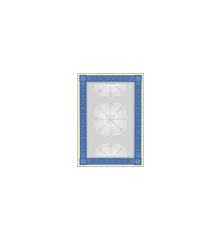 SIGEL - Papier à motif Sécurité A4, 185 g, 20 feuilles, bleu