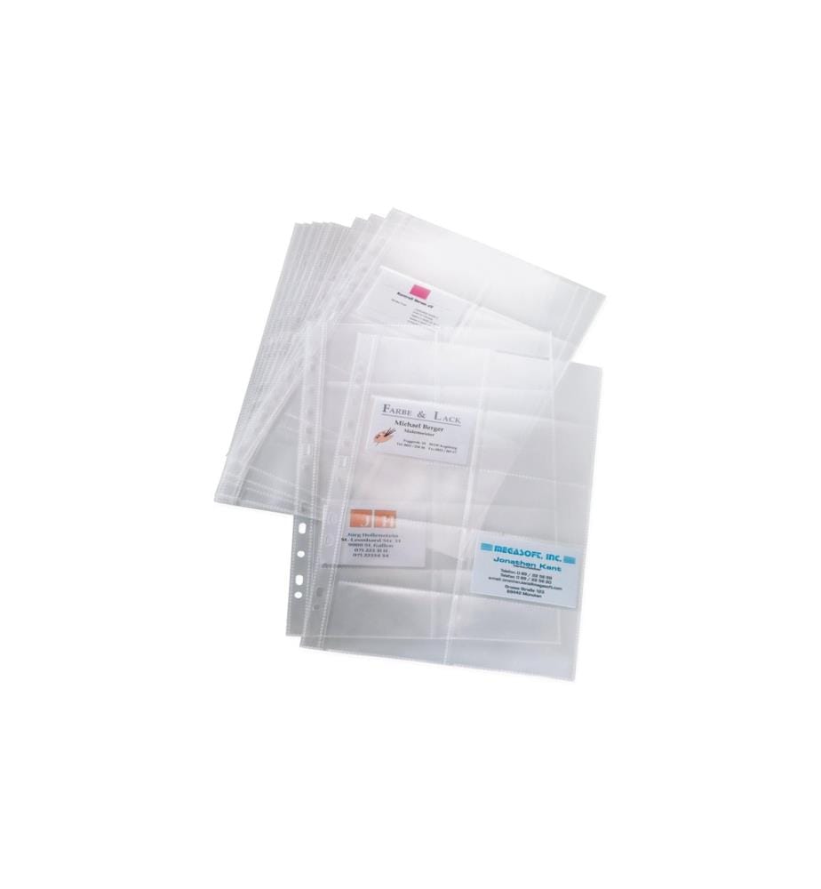 SIGEL - Pochette transparente pour les cartes de visite, 10 pièces