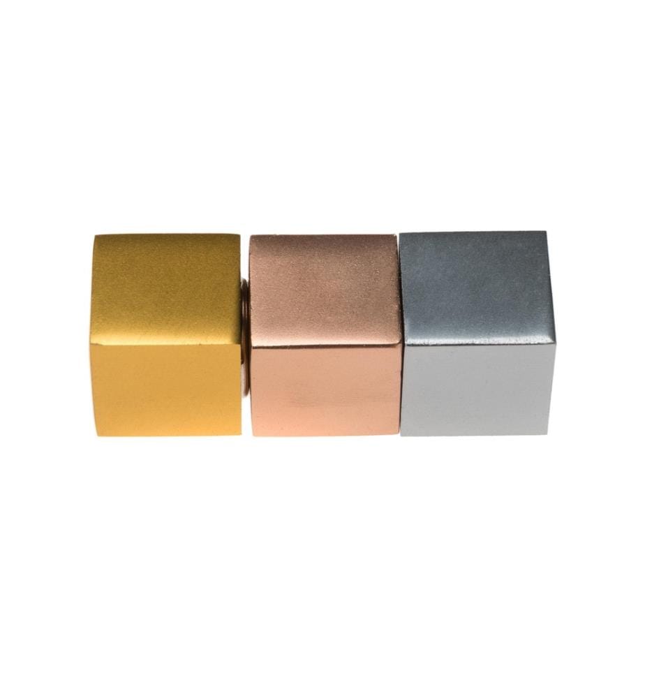 SIGEL - Aimant SuperDym 3 x 11 mm Gold; Silver; Copper. 3 pièces