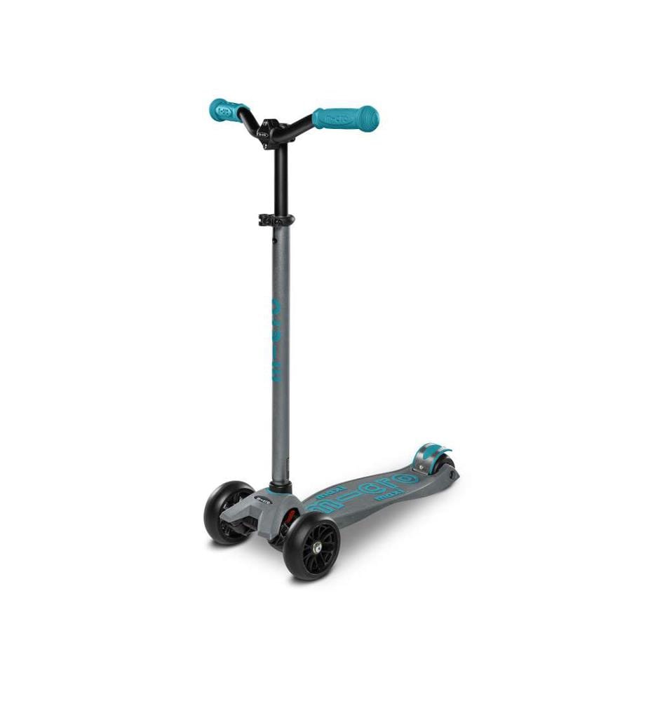 Trottinette Maxi Micro Deluxe Pro - Gris, Aqua