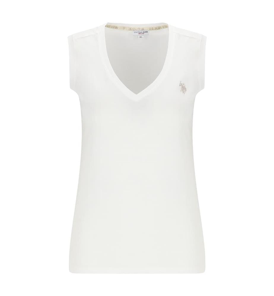 T-shirt sans manches en coton - Blanc