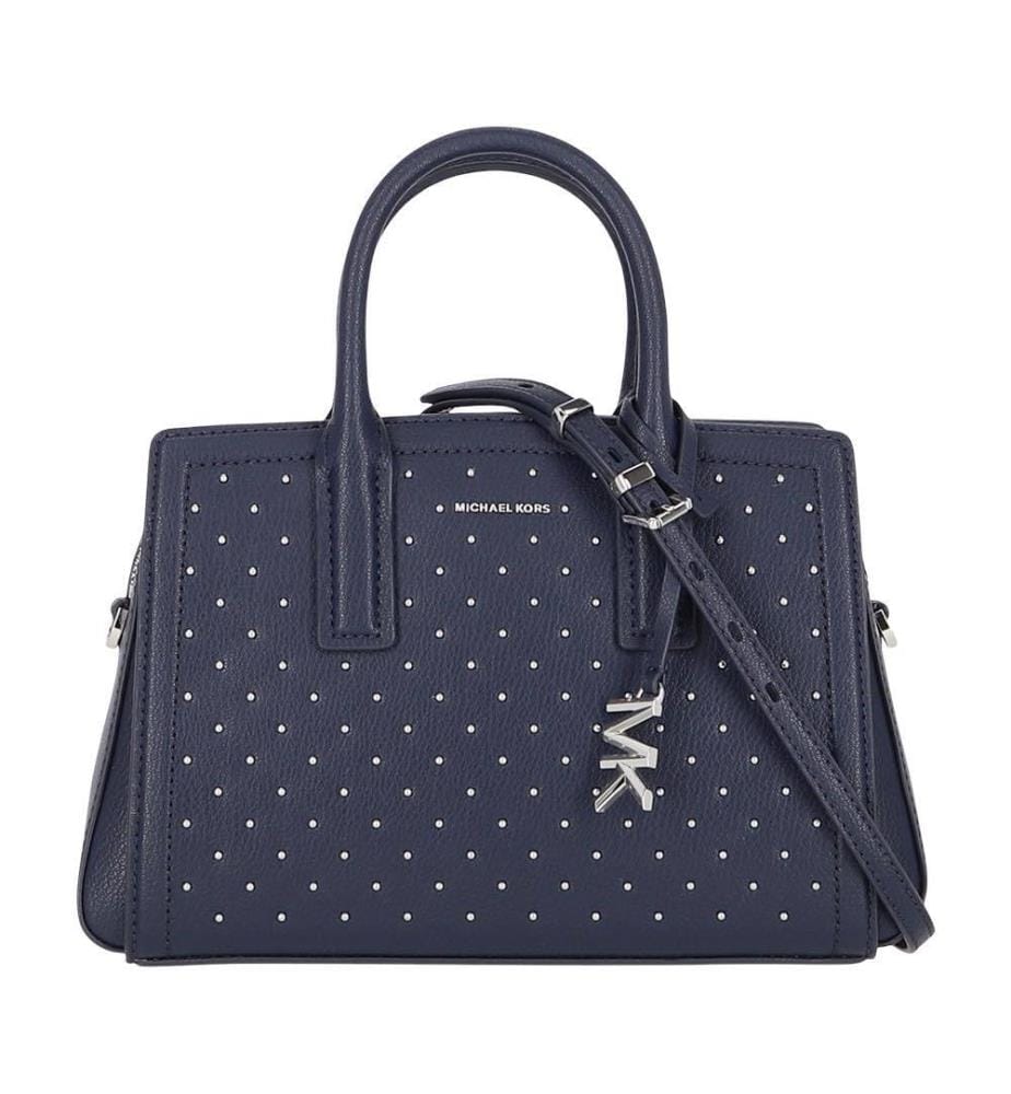 Sac à Main en Cuir Laila Small - Bleu