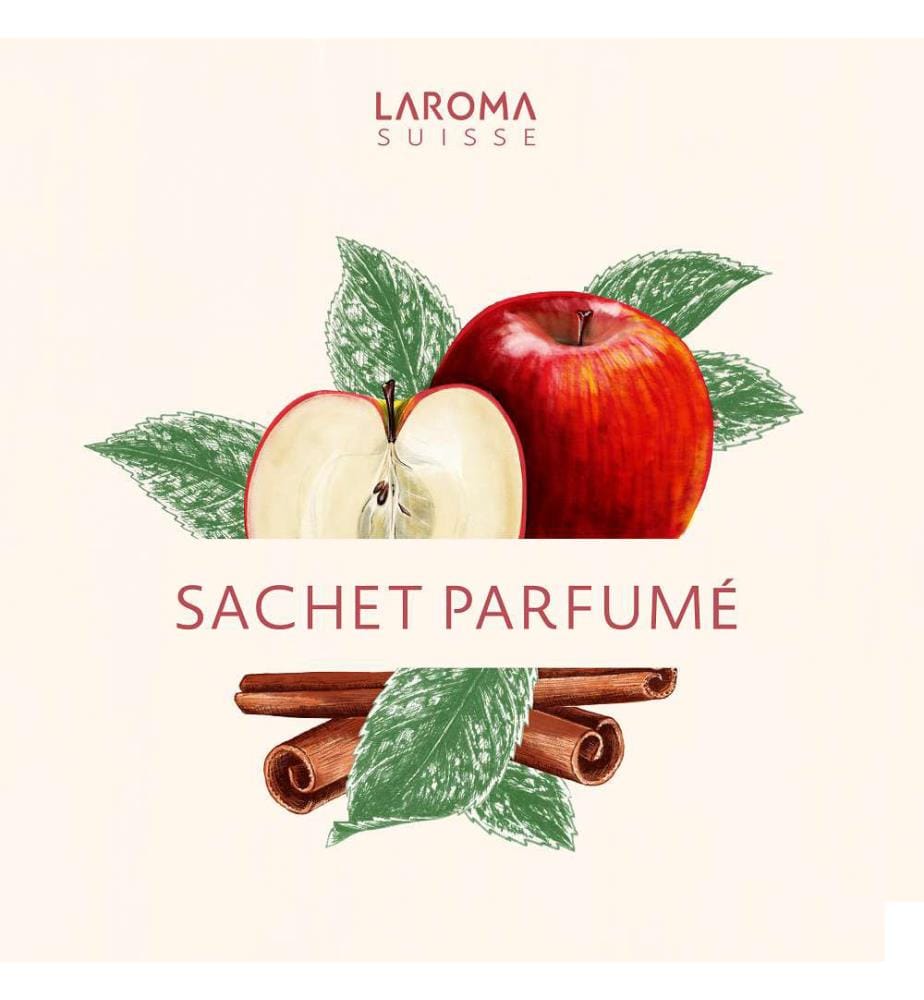 12 x 12 cm - Sachet Parfumé Pomme Cannelle