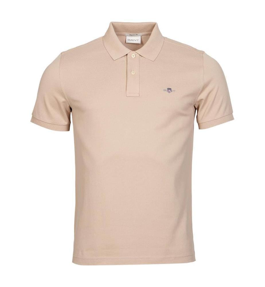 Polo en piqué Shield Regular Fit - Dry Sand