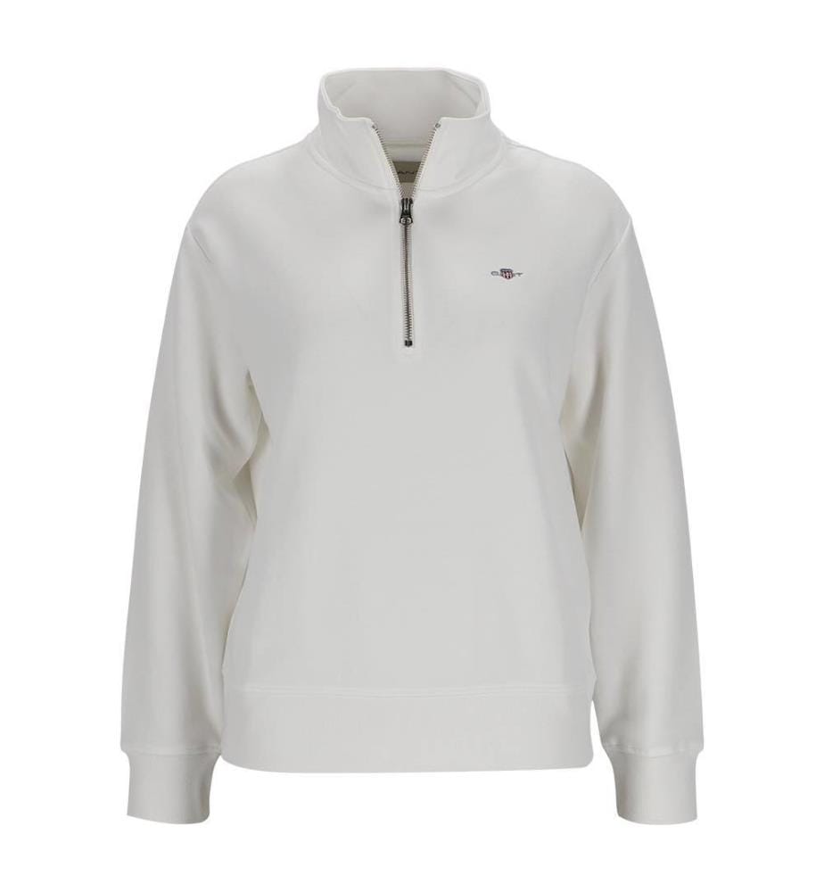 Pull demi-zip Shield - Écru / Blanc Cassé
