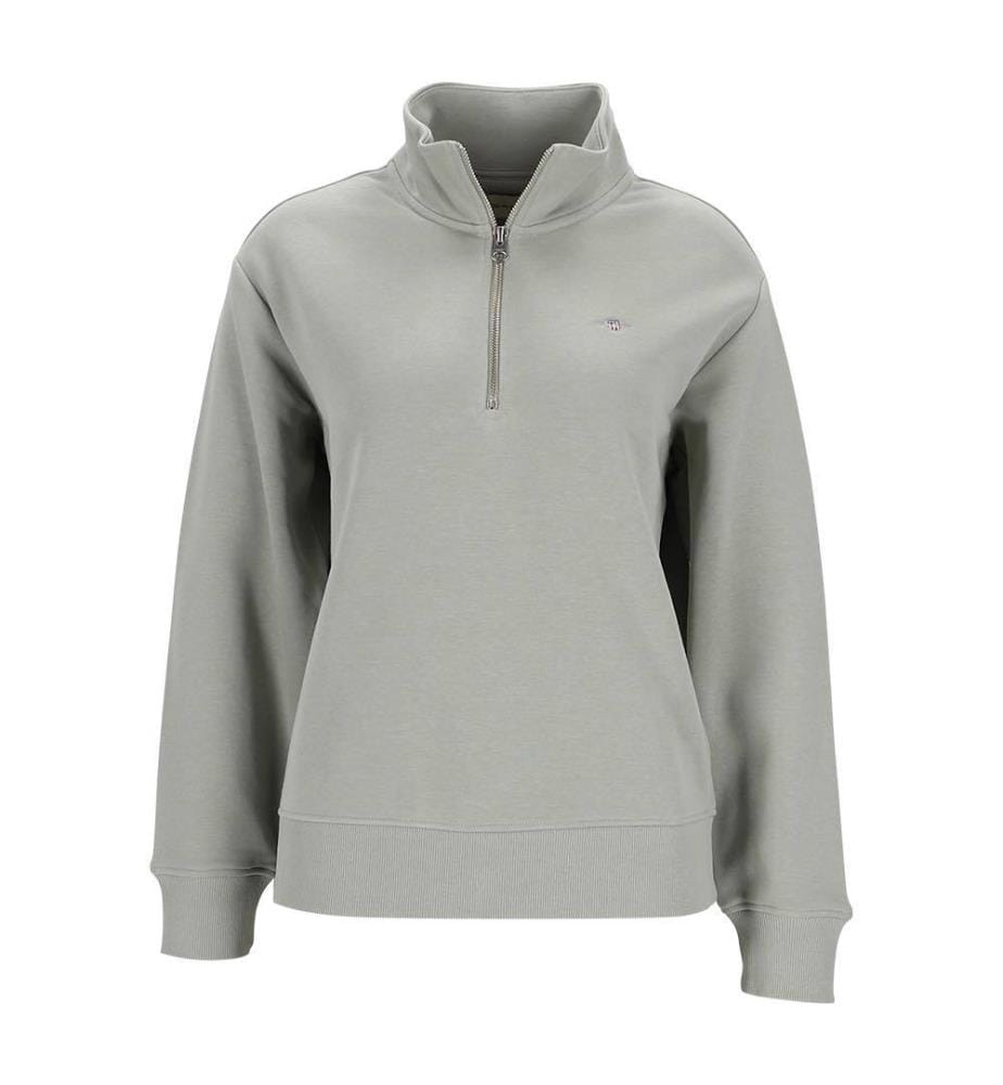Pull demi-zip Shield - Vert Sauge Délavé