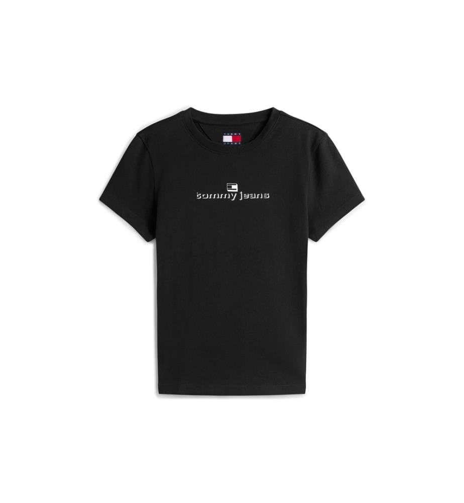 T-Shirt Slim Fit Essential Logo - Noir