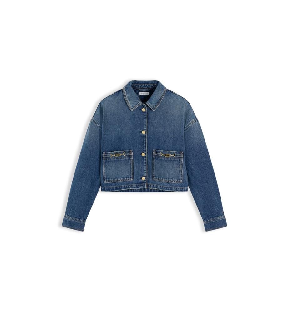 Veste courte Cam Mid en Jeans - Bleu