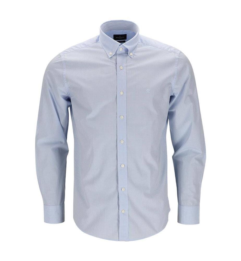 Chemise Mini Gingham - Bleu Clair