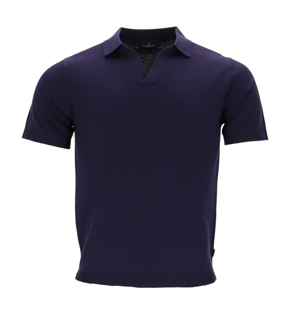 Polo coupe regular à manches courtes - Bleu Marine