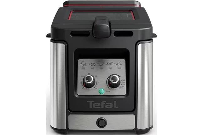 Friteuse Clear Duo FR600D 3,5 L - Argenté et Noir