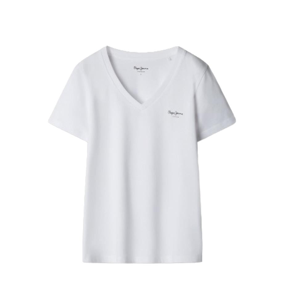 T-shirt Mae V Neck - White