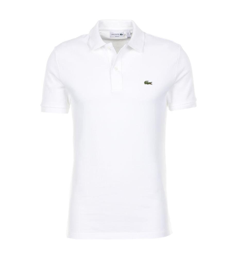Polo Slim Fit coton piqué Homme - Blanc