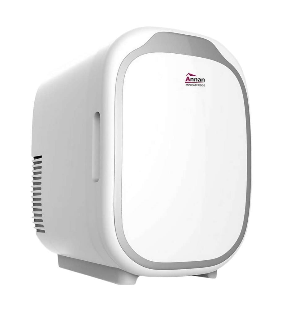 Réfrigérateur de beauté, mini réfrigérateur de maquillage portable 8 litres Mode chaud ou froid (2-65° C) - Blanc