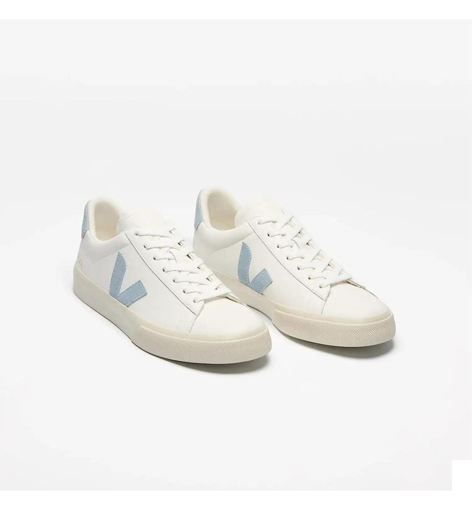 Baskets Campo Leather - Blanc et Bleu
