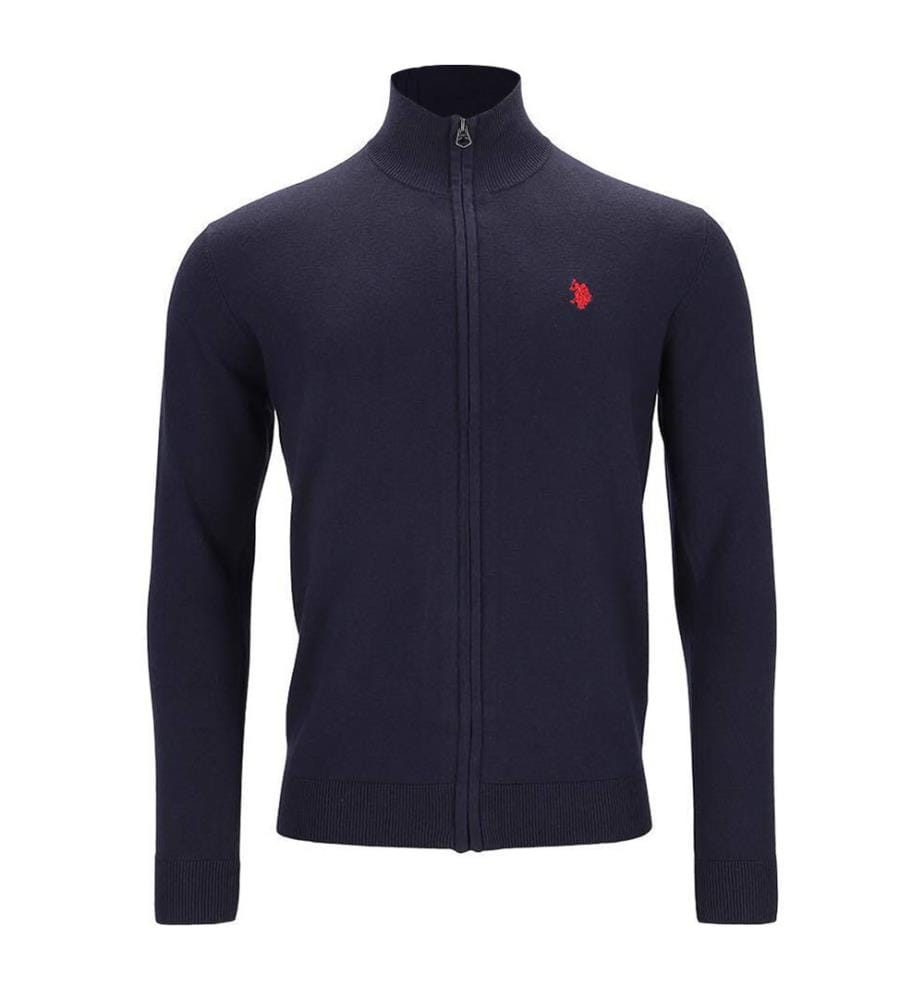 Cardigan Leo à Zip - Marine