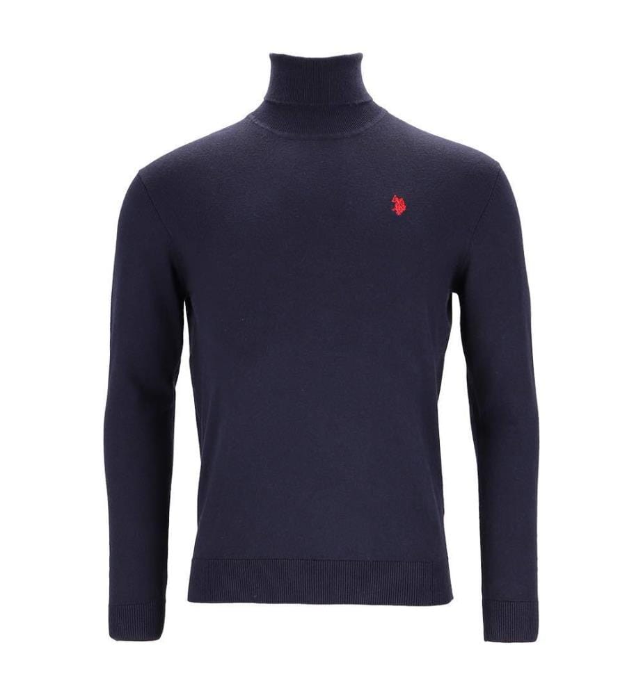 Pull À Col Roulé - Marine