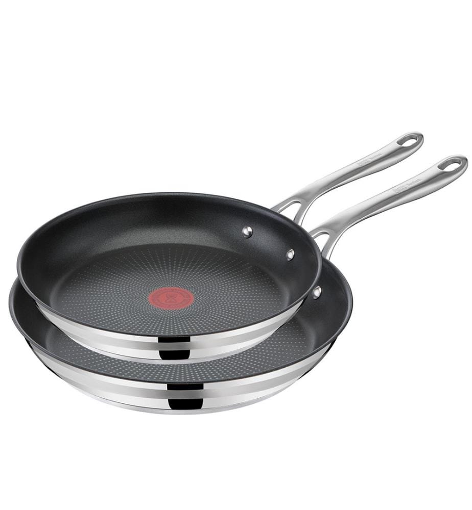 Set de poêles Jamie Oliver Cook Smart 24-28 cm, 2 pièces - Compatible Induction, Gaz, Vitrocéramique & Halogène