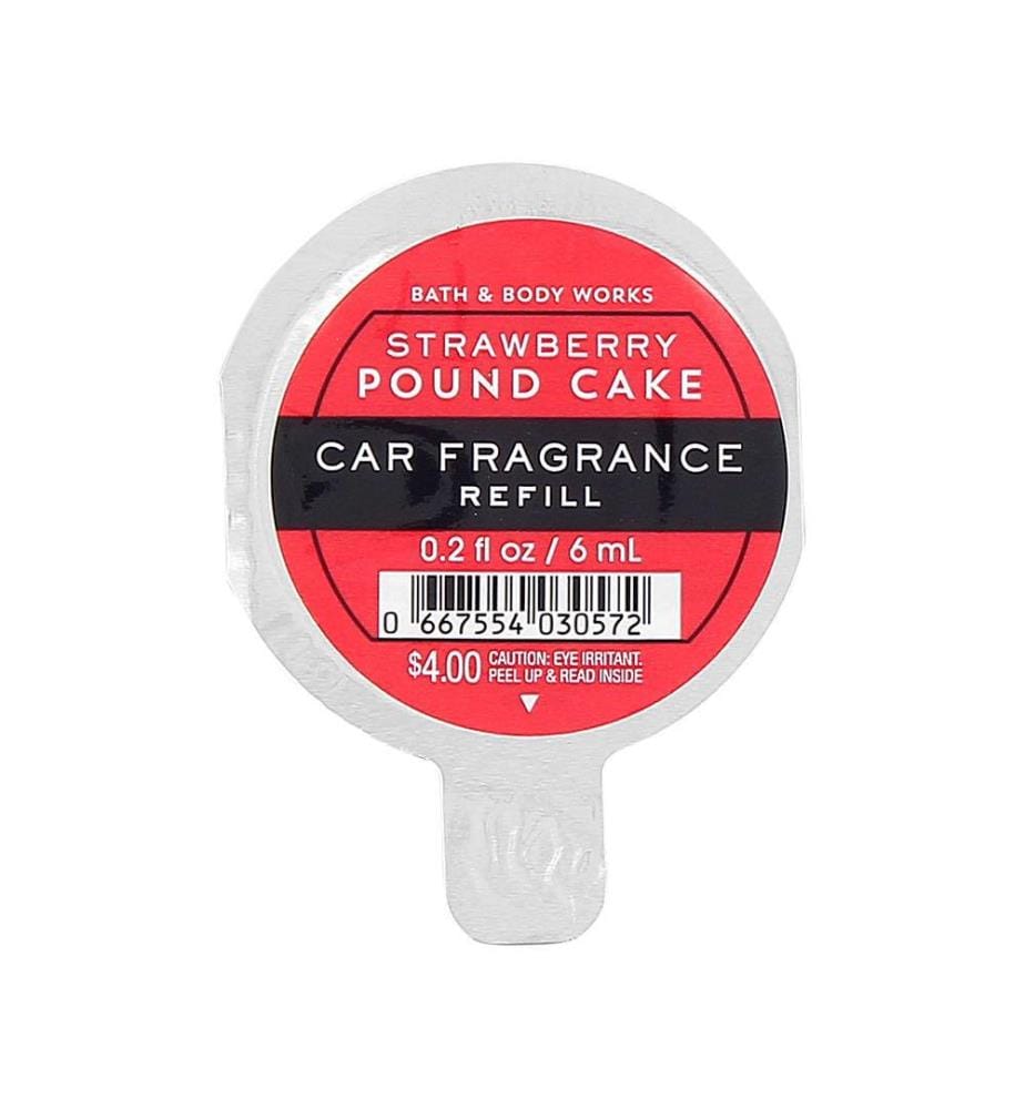 Recharge pour Diffuseur de Parfum pour Voiture Strawberry Pound Cake - 6 ml