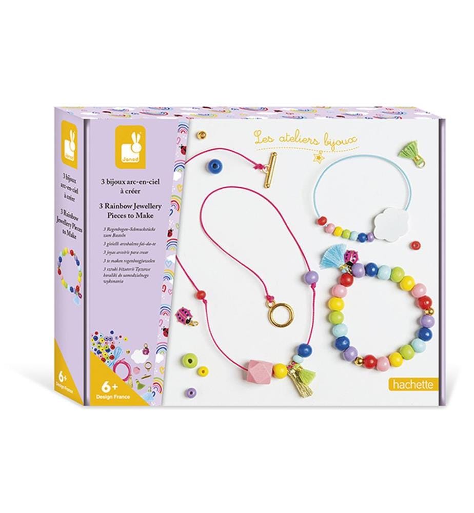 6 bijoux arc-en-ciel
