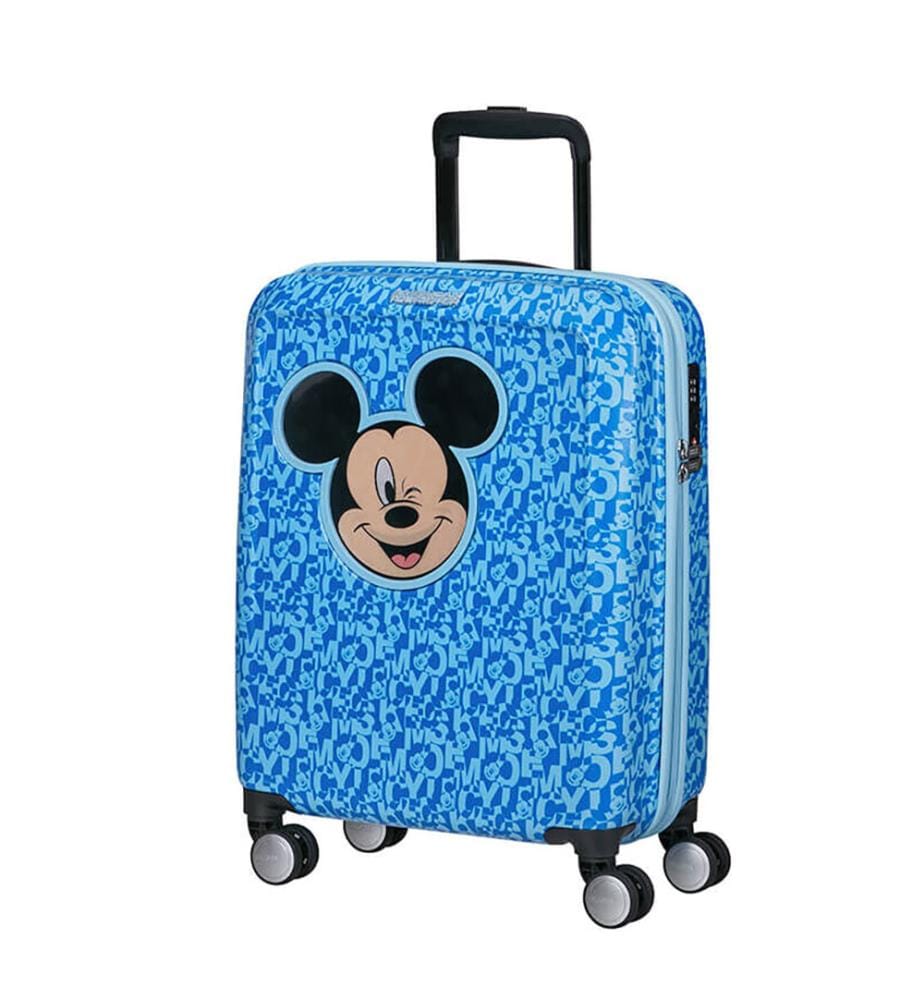 Valise à roulettes Funlight Disney 55 cm - Mickey Lenticular Blue