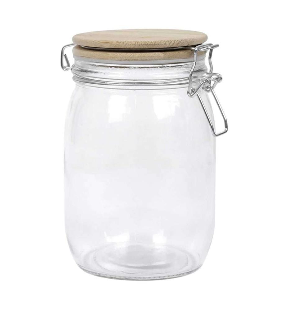 Bocal de Conservation Couver cle Bambou - 1 L