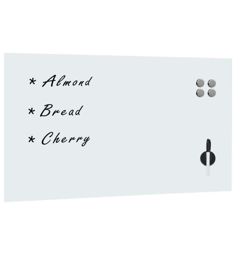 Tableau noir magnétique mural Verre 120x60 cm