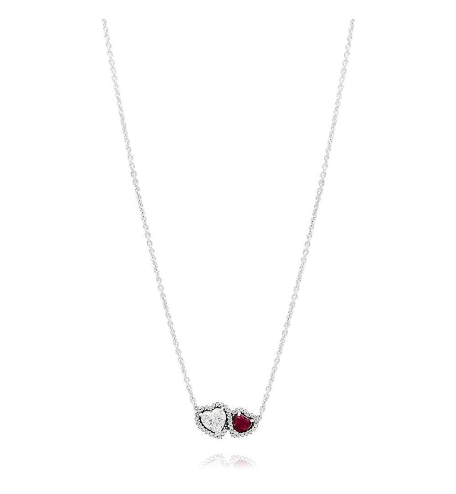 Collier à Pendentif Curs Halo - Argent 925/1000e